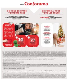 Prospectus Conforama à Caluire-et-Cuire, "On vous a fait un joli paquet de petits prix", 52 pages de promos valables du 29/11/2022 au 26/12/2022