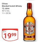 Blended Scotch Whisky 12 Jahre Angebote von Chivas bei GLOBUS Jena für 19,99 €