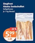 Alaska Seelachsfilet Angebote von Siegfrost bei V-Markt Augsburg für 5,99 €