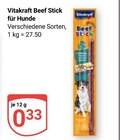 Beef Stick für Hunde im Angebot bei GLOBUS in Wiesbaden Beef Stick für Hunde Angebote von Vitakraft bei GLOBUS Wiesbaden für 0,33 €