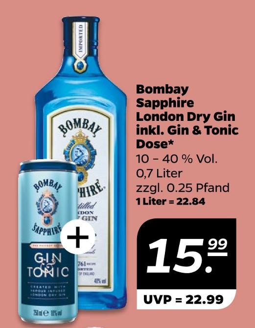 London Dry Gin inkl. Gin & Tonic Dose