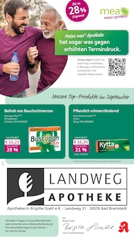 Aktueller mea - meine apotheke Prospekt "Unsere September-Angebote" Seite 1 von 4 Seiten für Bad Bramstedt