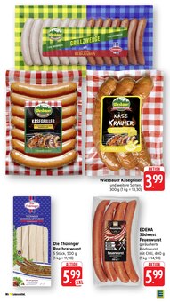 Wurst im EDEKA Prospekt "Aktuelle Angebote" mit 58 Seiten (Karlsruhe)