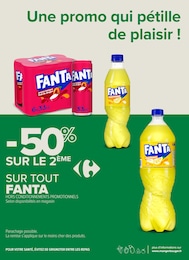 Prix et réduction Fanta dans le prospectus Carrefour Proximité en cours Offre Fanta dans le catalogue Carrefour Proximité du moment à la page 17