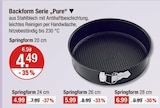 Backform Serie "Pure" Angebote bei V-Markt Memmingen für 4,49 €