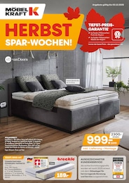 Bett Angebot im aktuellen Möbel Kraft Prospekt auf Seite 1