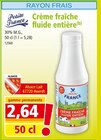 Crème fraîche fluide entière - Petite France dans le catalogue Norma