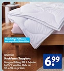 Kochfestes Steppbett von NOVITESSE für 6,99 € bei ALDI SÜD im Angebot Kochfestes Steppbett von NOVITESSE im aktuellen ALDI SÜD Prospekt