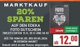 EDEKA Foto Gutschein Angebote von Cewe bei Marktkauf Essen für 12,00 €