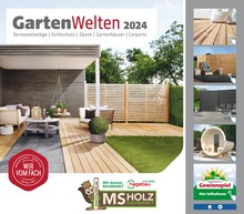Aktueller MS-Holzfachmarkt GmbH Prospekt, "GartenWelten 2024", mit Angeboten der Woche, gültig von 30.03.2024 bis 30.03.2024