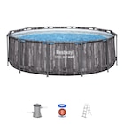 Piscine hors sol ronde Steel Pro Max - BESTWAY - Carrefour Market à Sotteville-lès-Rouen Piscine hors sol ronde Steel Pro Max - BESTWAY en promo chez Carrefour Market Sotteville-lès-Rouen à 159,00 €