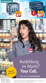 Mineralwasser im REWE Prospekt "Dein Markt" mit 26 Seiten (Duisburg)