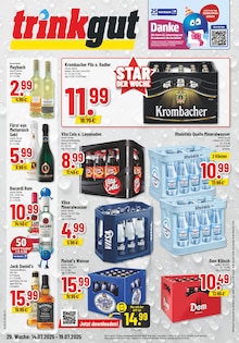 Krombacher im aktuellen Trinkgut Prospekt (Wuppertal) Krombacher im Trinkgut Prospekt "Aktuelle Angebote" mit 6 Seiten (Wuppertal)
