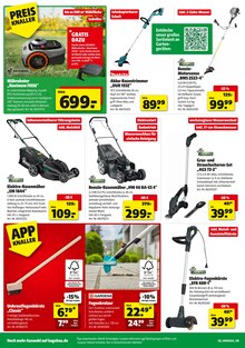 Rasenmäher im Hagebaumarkt Prospekt "HIER GRILLT DEIN BESTPREIS" mit 18 Seiten (Mönchengladbach)