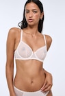 Soutien-gorge corbeille balconnet GINETTE en tulle floqué - Monoprix Montreuil à Montreuil Soutien-gorge corbeille balconnet GINETTE en tulle floqué en promo chez Monoprix Montreuil Montreuil à 13,99 €
