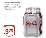 Aktuelle Coca Cola Angebote bei GLOBUS in Rostock Aktuelles Coca-Cola Limonade Angebot bei GLOBUS in Rostock ab 3,79 €