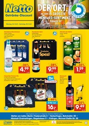 Bier im Netto Marken-Discount Prospekt in Hechingen Aktueller Netto Marken-Discount Prospekt mit Bier, "DER ORT, AN DEM DAS GRÖSSTE MEHRWEG-SORTIMENT ZUHAUSE IST.", Seite 1