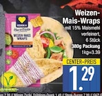 EDEKA Neustadt - Weizen-Mais-Wraps Angebot im Prospekt Weizen-Mais-Wraps bei EDEKA im Neustadt Prospekt für 1,29 €
