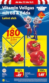 Paprika im Lidl Prospekt in Kamen Aktueller Lidl Prospekt mit Paprika, "LIDL LOHNT SICH", Seite 2