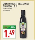 CREMA CON ACETO BALSAMICO DI MODENA I.G.P. im Angebot bei Marktkauf in Mülheim CREMA CON ACETO BALSAMICO DI MODENA I.G.P. Angebote bei Marktkauf Mülheim für 1,49 €