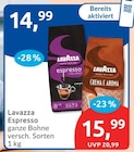 Espresso von Lavazza für 14,99 € bei budni im Angebot Espresso von Lavazza im aktuellen budni Prospekt
