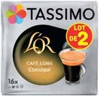 DOSETTES DE CAFÉ LONG CLASSIQUE - TASSIMO / L'OR en promo chez Intermarché Rennes à 3,86 €