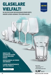 Glaeser Set im METRO Prospekt Glaeser Set im METRO Prospekt "Wochenangebote SCO + Gewinnspiel + Outdoor" auf Seite 73