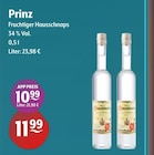 Fruchtiger Hausschnaps Angebote von Prinz bei Getränke Hoffmann Cottbus für 10,99 €