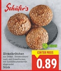 Dinkelbrötchen von Schäfer's für 0,89 € bei E center im Angebot Dinkelbrötchen von Schäfer's im aktuellen E center Prospekt