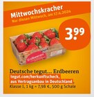 Aktuelles Deutsche Erdbeeren Angebot bei tegut in Stuttgart ab 3,99 €