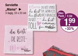 Serviette "Mama" Angebote bei V-Markt Regensburg für 1,99 €
