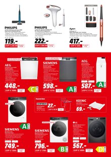 Waschmaschine im MediaMarkt Saturn Prospekt "GROSSER LAGERVERKAUF" mit 8 Seiten (Rostock)