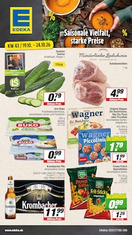 EDEKA Prospekt der KW 43 "Aktuelle Angebote" Aktueller EDEKA Prospekt "Aktuelle Angebote" Seite 1 von 23 Seiten