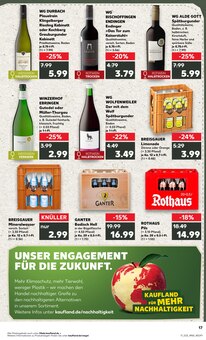 Wasser im Kaufland Prospekt "Hier bin ich richtig" mit 62 Seiten (Freiburg (Breisgau))
