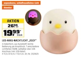 LED-Akku-Nachtlicht 'Eggy' im OBI Prospekt LED-Akku-Nachtlicht 'Eggy' von im aktuellen OBI Prospekt für 19,99 €