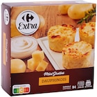 Mini gratins surgelés - CARREFOUR EXTRA - Carrefour à Talence Mini gratins surgelés - CARREFOUR EXTRA en promo chez Carrefour Talence à 3,35 €
