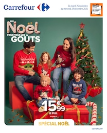 Catalogue Supermarchés Carrefour en cours à Tremblay-en-France et alentours, UN Noël POUR TOUS LES GOÛTS, 14 pages, 25/11/2025 - 24/12/2025