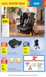 Promos Siège auto dans le catalogue "100% PETITS PRIX" de Carrefour Market Siège auto en promo dans le catalogue Carrefour Market à la page 19