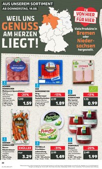 Mettwurst im aktuellen Kaufland Prospekt (Osnabrück) Mettwurst im Kaufland Prospekt "KNÜLLER" mit 64 Seiten (Osnabrück)