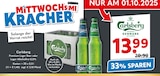 Premium Lager Beer bei Getränkeland im Grimmen Prospekt für 13,99 €