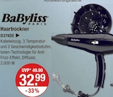 Haartrockner von BaByliss im aktuellen V-Markt Prospekt