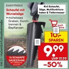 Werkzeug im Netto Marken-Discount Prospekt Schaufel mit Wurzelsäge von EASYMAXX im aktuellen Netto Marken-Discount Prospekt für 9,99 €