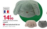 Mr.Bricolage Secondigny - Promo Pouf peluche Ø 36 cm Promo Pouf peluche Ø 36 cm à 14,90 € dans le catalogue Mr.Bricolage à Secondigny