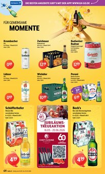 Krombacher im Getränke Hoffmann Prospekt "Aktuelle Angebote" mit 8 Seiten (Freiberg)