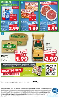 Jacobs im Kaufland Prospekt "KNÜLLER" mit 68 Seiten (München)