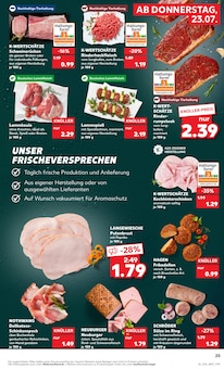 Fleisch im Kaufland Prospekt "Hier bin ich richtig" mit 56 Seiten (Würzburg)