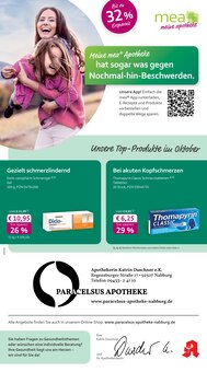 mea - meine apotheke Prospekt Unsere Oktober-Angebote mit 4 Seiten