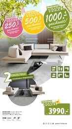 Polstermöbel Fischer Sofa im Prospekt 