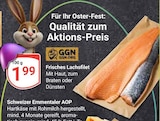 Frisches Lachsfilet bei GLOBUS im Prospekt "" für 1,99 €