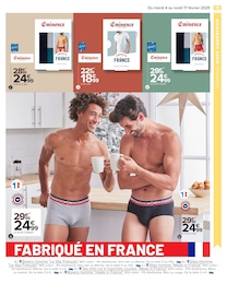 Offre Slip Homme dans le catalogue Carrefour du moment à la page 17